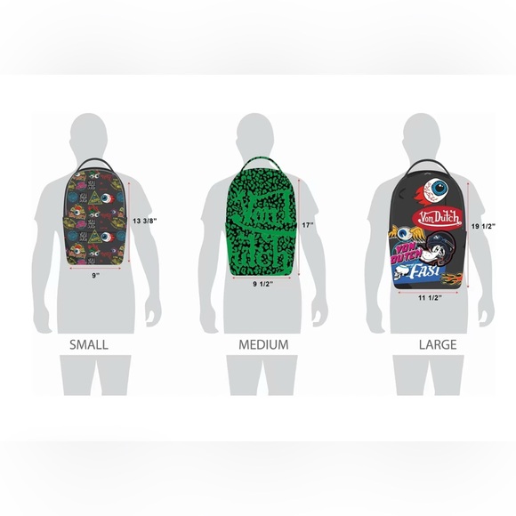 New Large Von Dutch Camouflage Backpack - Picture 2 of 2